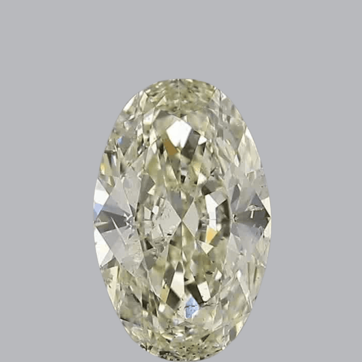 2.02ct Oval Brilliant Cut SI2 Clarity K Color Natural Diamond.