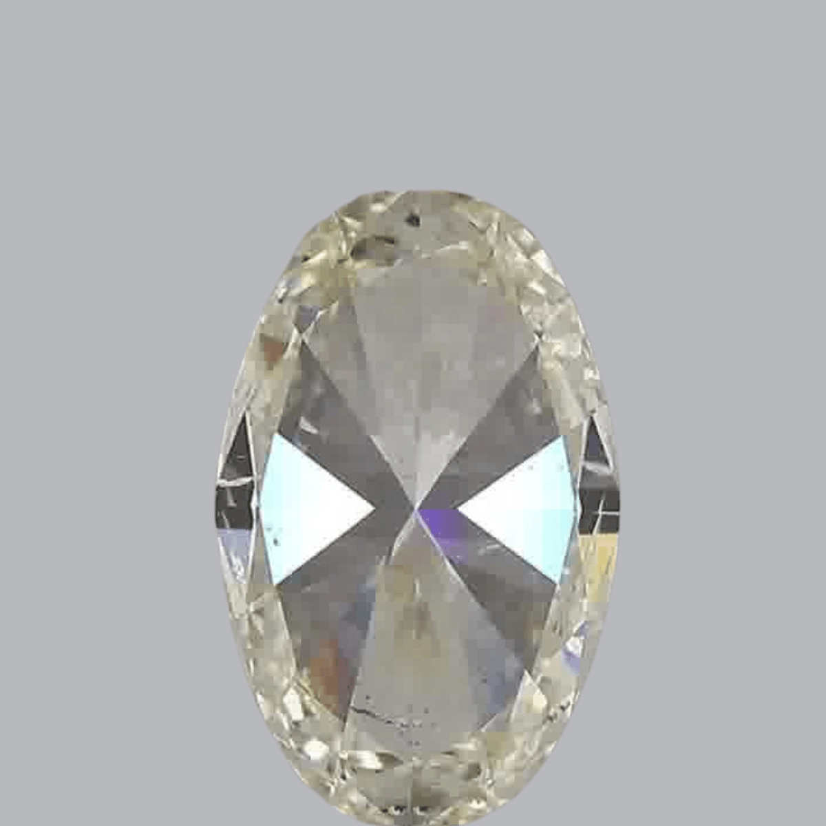 2.02ct Oval Brilliant Cut SI2 Clarity K Color Natural Diamond.