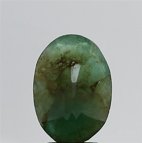 2.35 carat 2.59 ratti natural Zambian Oval shape Emerald stone.