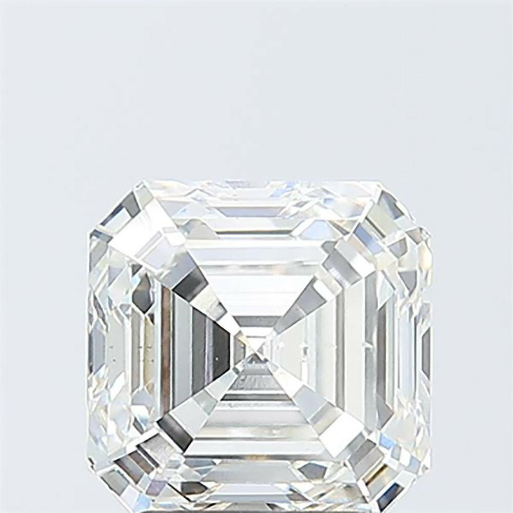 2.56 ct Lab Grown Asscher Cut Diamonds Stun with their Unique Shape.