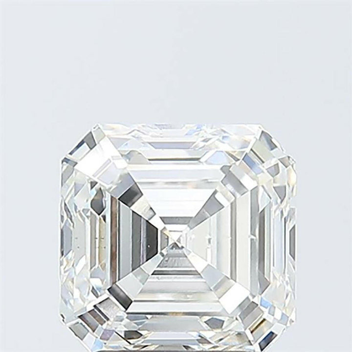 2.56 ct Lab Grown Asscher Cut Diamonds Stun with their Unique Shape.
