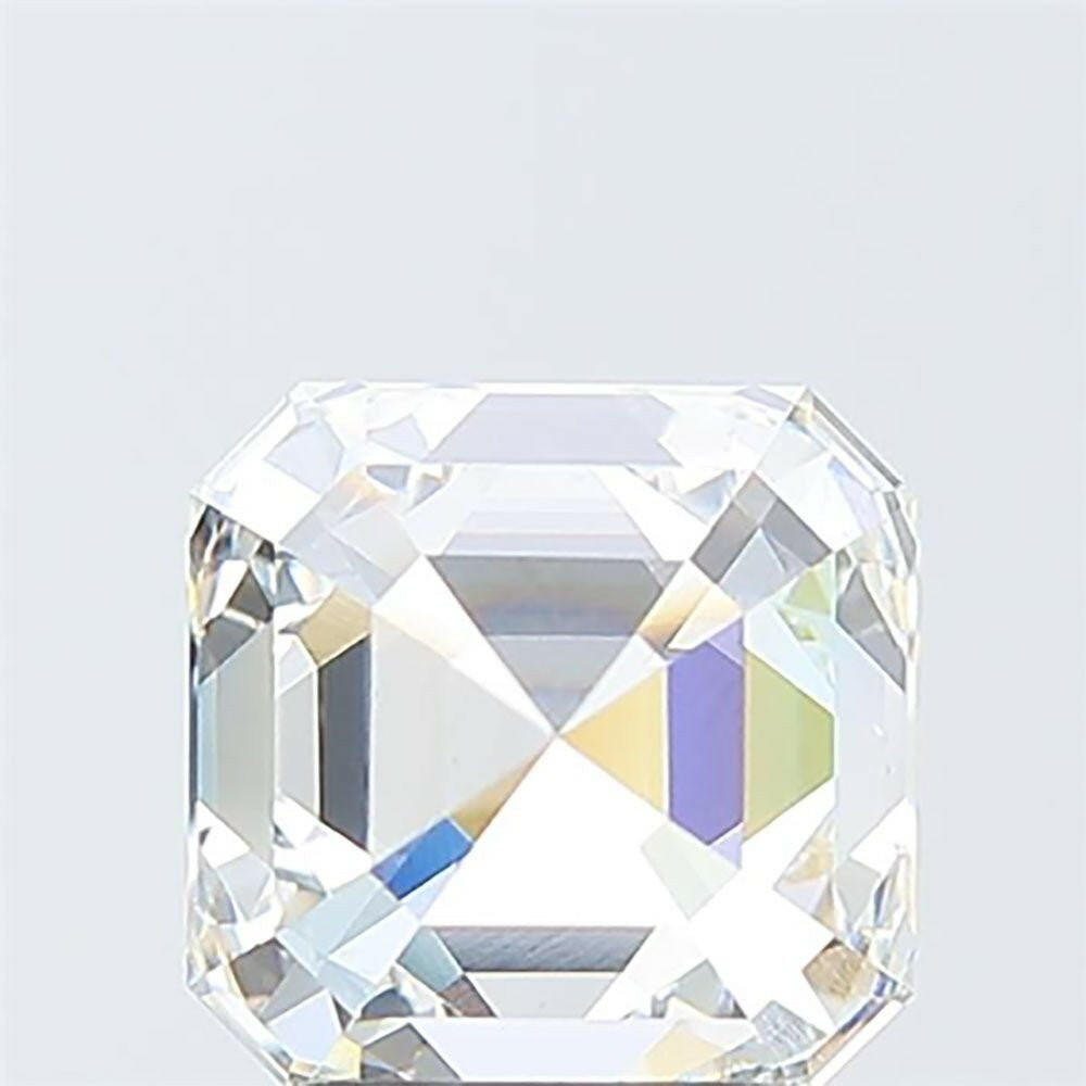 2.56 ct Lab Grown Asscher Cut Diamonds Stun with their Unique Shape.