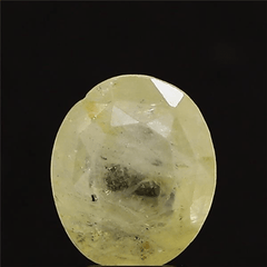 2.95 Carat (3.25 Ratti) Natural Burma Yellow Sapphire - IGI/GTL Certified Oval-Shaped Gemstone