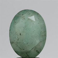 2.95 Carat 3.25 Ratti Natural Zambian Oval shape Green Emerald Gemstone