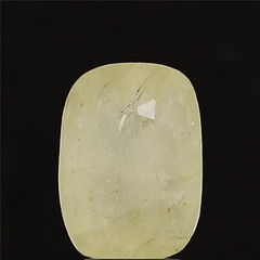 2.97 Carat (3.27 Ratti) Natural Burma Yellow Sapphire - IGI/GTL Certified Cushion-Shaped Gemstone