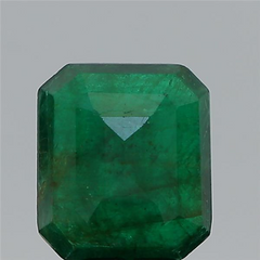 3.81 Carat 4.25 Ratti Natural Emerald Octagon Shape Green Color Gemstone