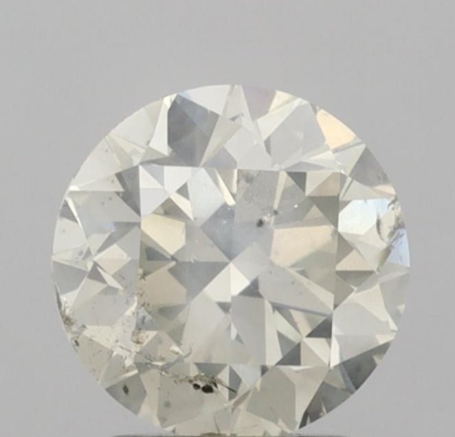 2ct Round Excellent Cut I1 Clarity K Color Natural Diamond.