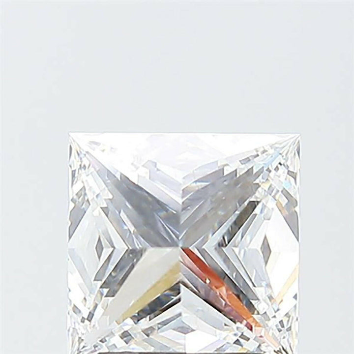 3.02 carat Princess Cut Lab Grown Diamond.