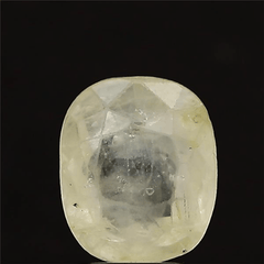 3.13 Carat (3.44 Ratti) Natural Burma Yellow Sapphire - IGI/GTL Certified Cushion-Shaped Gemstone