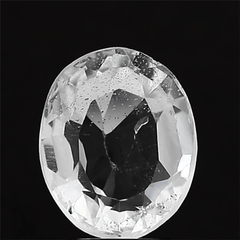 3.25 carat3.58 ratti GII certified natural Indian Oval shape white topaz stone