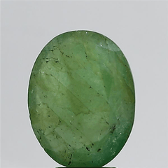 3.3 Carat 3.63 Ratti Natural Zambia oval shape Green Emerald Gemstone