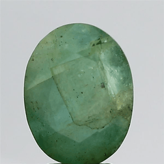 3.3 Carat 3.63 Ratti Natural Zambian Oval shape Green Emerald Gemstone