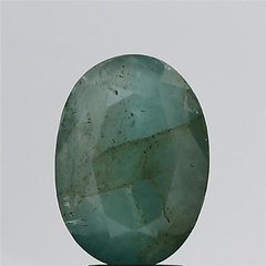 3.35 Carat 3.69 Ratti Natural Colombian oval shape Green Emerald Gemstone