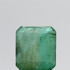 3.36 Carat 3.7 Ratti Natural IGL Certified Zambian Octagonal shape Green Emerald Gemstone
