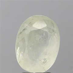 3.48 carat 4 ratti IGL certified natural cyclones cusoval shape yellow sapphire stone