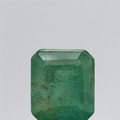 3.48 Carat 4 Ratti Natural IGL Certified Zambian Octagonal shape Green Emerald Gemstone