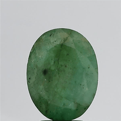 3.55 Carat 4 Ratti Natural GII Certified Zambia Oval shape Green Emerald Gemstone