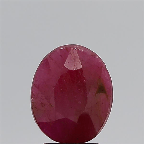 3.9 Carat 4.29 Ratti Natural mozambique Oval shape red Ruby Gemstone.