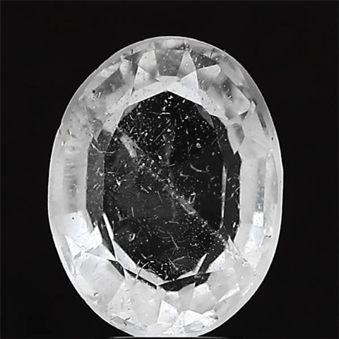 carat ratti natural Indian Oval shape white topaz stone