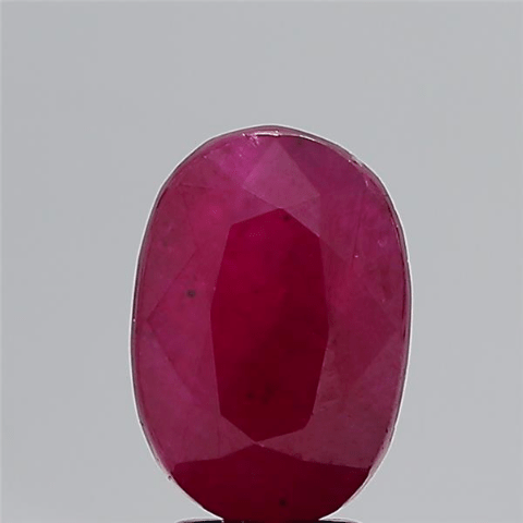 4.65 Carat 5.25 Ratti Natural Mozambique Oval shape Purplish-red Ruby Gemstone.
