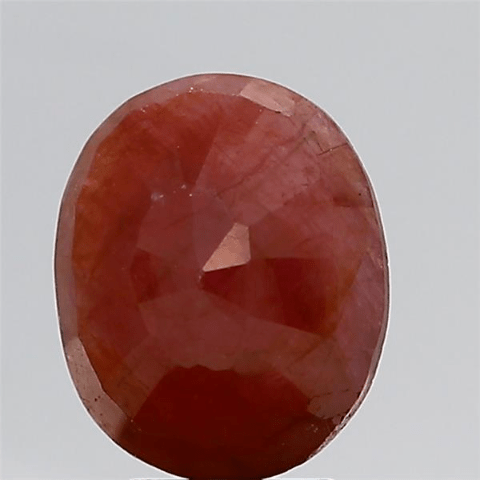 4.69 Carat 5.25 Ratti Natural IGL Certified Mozambique Oval shape Brownish-red Ruby Gemstone.