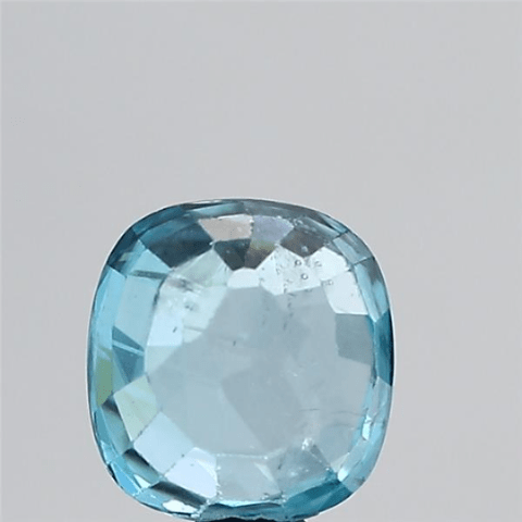 4.9 carat 5.39 ratti IGL certified natural Ceylon cushion shape blue Zircon stone..
