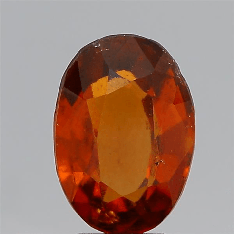 5.14-Carat 5.65 ratti  Natural African Oval Hessonite (Gomed) Gemstone – IGL Certified.