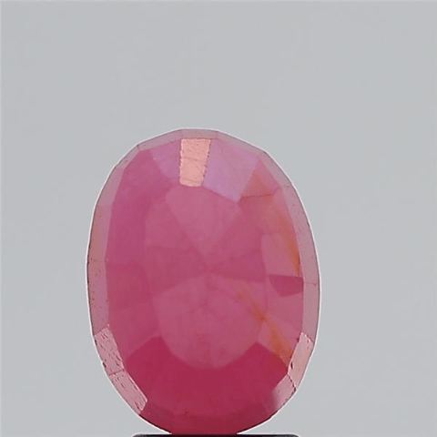 5.25 Carat 6 Ratti Natural Mozambique Oval shape Pinkish-red Ruby Gemstone.