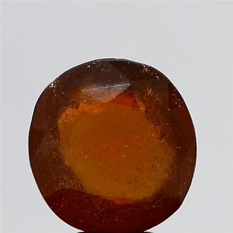 5.35 Carat 6 Ratti IGL Certified Natural Ceylon (Sri Lanka) Round shape Hessonite (Gomed) Gemstone.