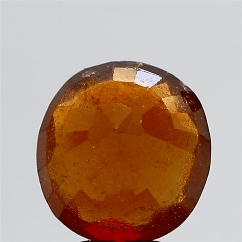 5.35 Carat 6 Ratti IGL Certified Natural Ceylon (Sri Lanka) Round shape Hessonite (Gomed) Gemstone.