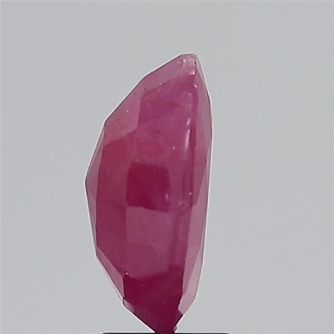 5.45 Carat 6 Ratti Natural  Mozambique Oval Shape pinkishred Ruby Gemstone.