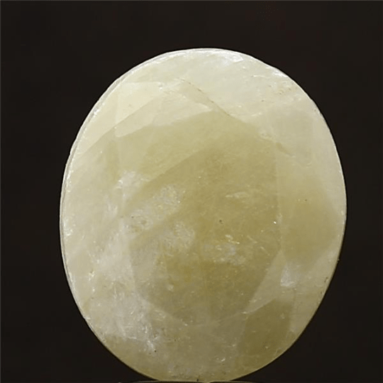 5.72 carat 6.29 ratti IGI-GTL certified natural Ceylonese oval shape yellow sapphire stone.