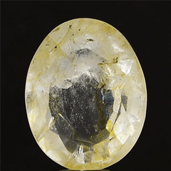 5.91 carat 6.5 ratti IGL certified natural Indian oval shape yellow topaz stone