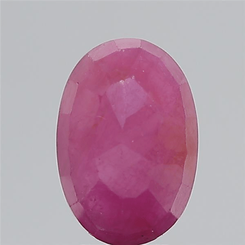 6 Carat 6.6 Ratti Natural Mozambique Oval shape pink Ruby Gemstone.