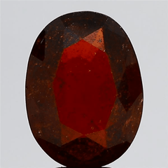 7.1Carat 8 Ratti Natural Ceylon (Sri Lanka) octagonal shape Hessonite (Gomed) Gemstone