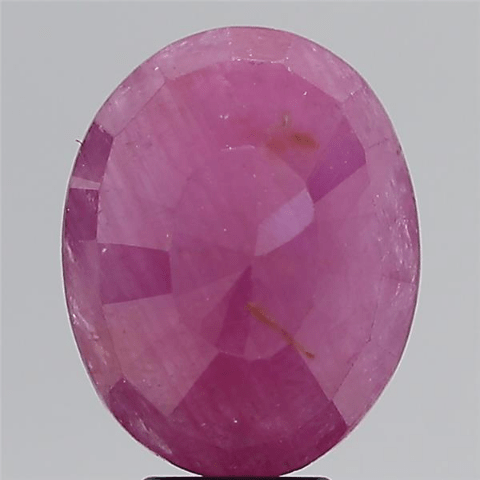 7.35 Carat 8.25 Ratti Natural Africa Oval shape pink Ruby Gemstone.