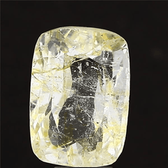 7.48 carat 8.23 ratti natural IGL certified Indian cushion shape yellow topaz stone