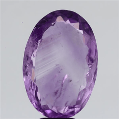 7.5 carat 8.25 ratti GII certified Natural American Oval Shape Amethyst Stone