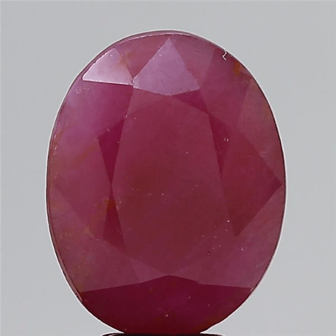 8.03 Carat 9 Ratti Natural IGL Certified Mozambique Oval shape Purplish red Ruby Gemstone SolitaireMart