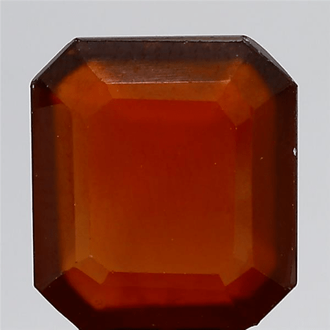 9.05 Carat 10 Ratti IGL Certified Natural Ceylon (Sri Lanka) Octagonal shape Hessonite (Gomed) Gemstone.