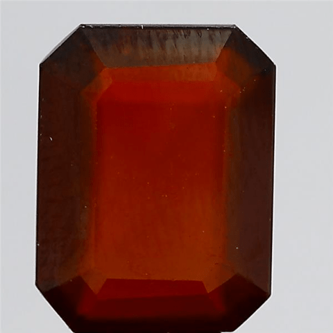 9.21 Carat 10.25 Ratti IGL Certified Natural Ceylon (Sri Lanka) Octagonal shape Hessonite (Gomed) Gemstone.