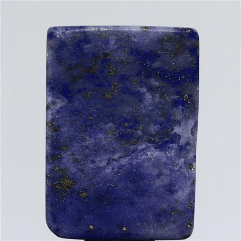 9.5 Carat 10.45 Ratti Natural GII Certified Africa Square shape Blue Lapis lazuli Gemstone.