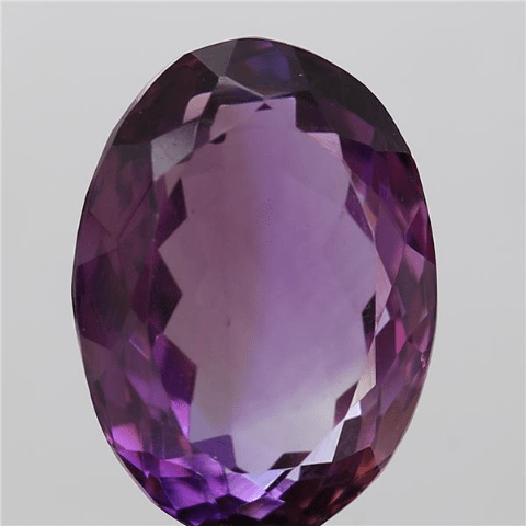 9.75 Carat 10.73 Ratti Natural American Oval shape Purple Amethyst Gemstone.