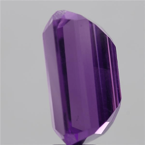 9.92 Carat 11 Ratti Natural American Rectangularl shape Purple Amethyst Gemstone.