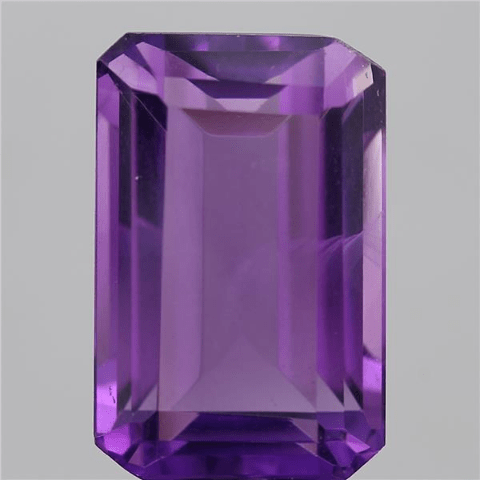 9.92 Carat 11 Ratti Natural American Rectangularl shape Purple Amethyst Gemstone.