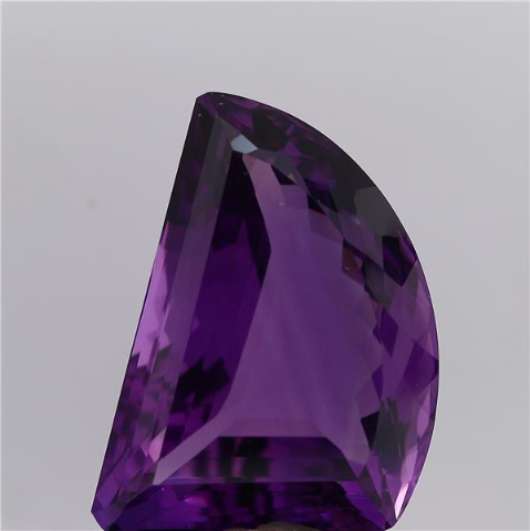 67.05 Carat 74.00 Ratti Natural Brazil Fancy Mixed shape Purple Amethyst Gemstone