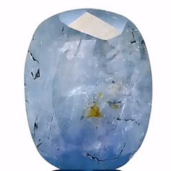 Ceylon Pitambari Unheated & Untreated 4.95 carat Cushion Shape Certified