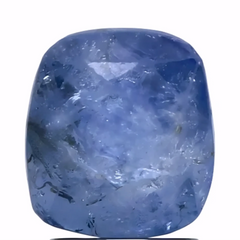Ceylon Blue Sapphire Unheated & Untreated 2.9 carat Cushion Shape Certified