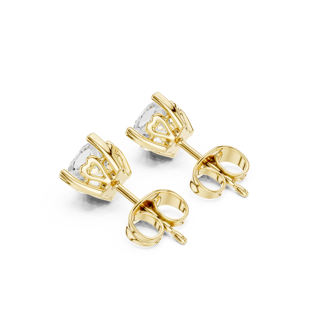 0.75 CT Lab Diamond Cushion-Cut Solitaire Studs