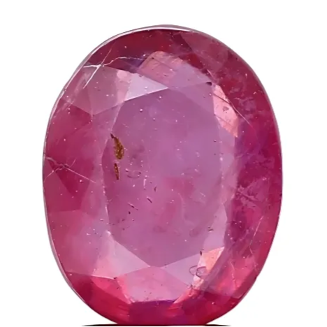 3.31 carat heated treated Bangkok Ruby